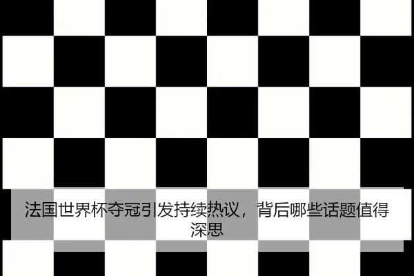 法国世界杯夺冠引发持续热议，背后哪些话题值得深思
